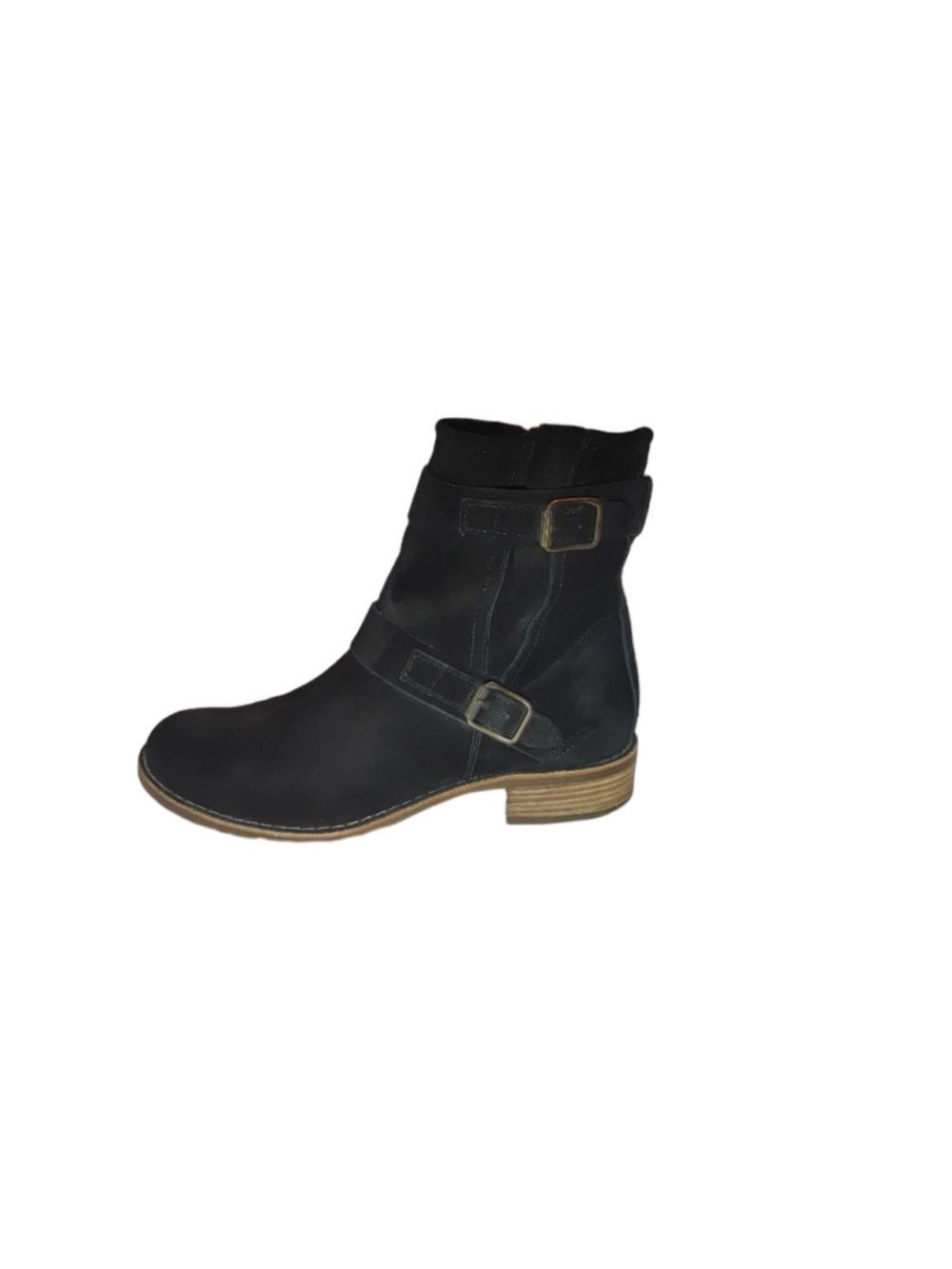 Paul Green Ally Belted Suede Moto Boot Size 6.5